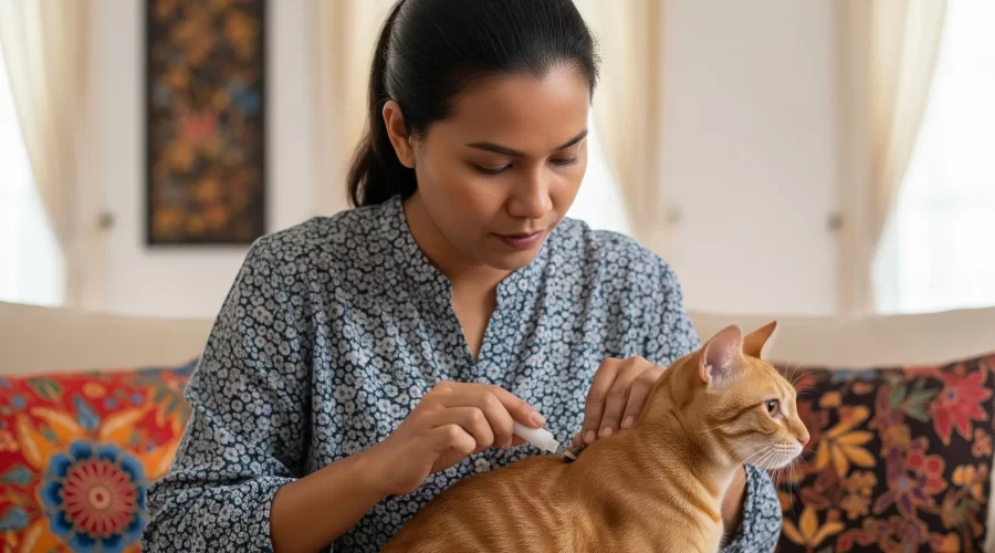 flea treatment for cats Malaysia