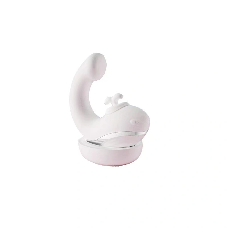 SIXSEX Sense MiaoLang Series – YoYo Whale Multi-Function Vibrator, Cloud White